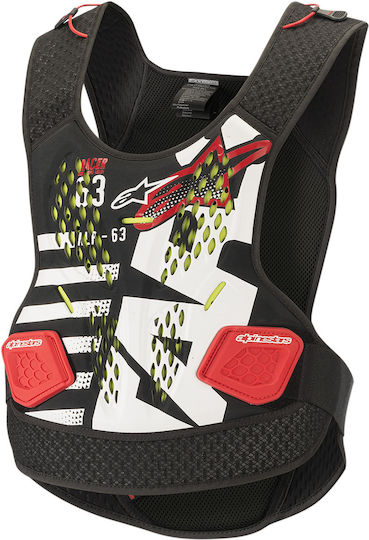 Chest Protector Alpinestars Bionic Action Black Red