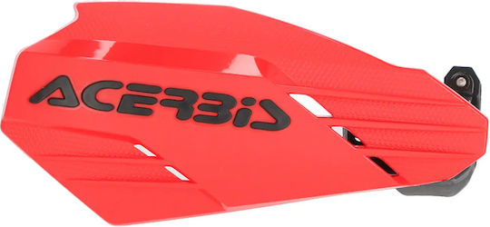 Προστατευτικές Χούφτες Μηχανής Acerbis Linear Red Black