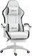 Vinsetto 921-618V01WT Gaming Chair with Footrest White