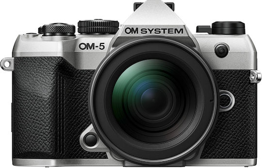 Olympus OM-5 II Mirrorless Φωτογραφική Μηχανή Kit (ED 12-45mm f/4 PRO) Ασημί