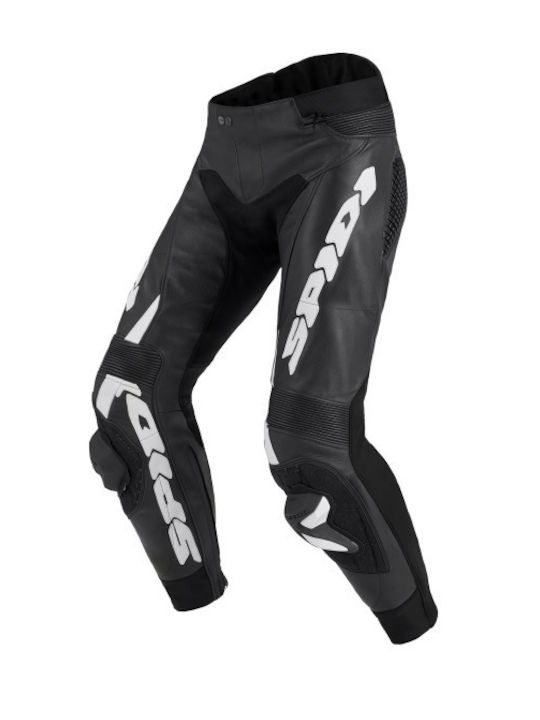 Кожен Мотоциклетен Панталон Spidi Rr Pro Warrior Черно Бяло