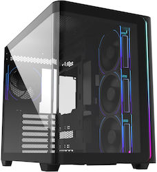 FSP/Fortron M580 Plus Геймърско бюро Midi Tower със страничен прозорец