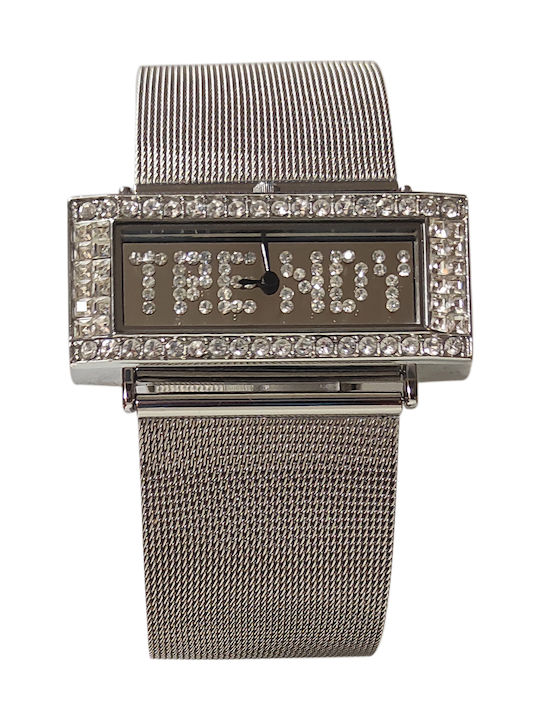 Fashion Time Damen Uhr mit Silber Metallarmband