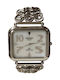 Fashion Time Damen Uhr mit Silber Metallarmband
