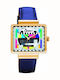 Cheeky Women's Watch with Blue Leather Strap