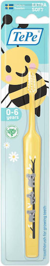 TePe Мини X-Soft Бебешка Четка За Зъби За 0м+ Жълта