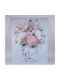 Gemälde Segeltuch Vase Blumen Mehrfarbig 80x100x3cm