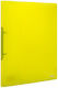 Klemmbrett Metron Kunststoff A4 2cm 2 Ringe Transparent Gelb