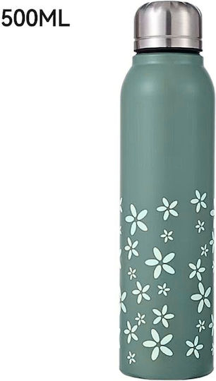 Uncle George BPA Free Bottle Thermos Stainless Steel BPA Free 500ml Green