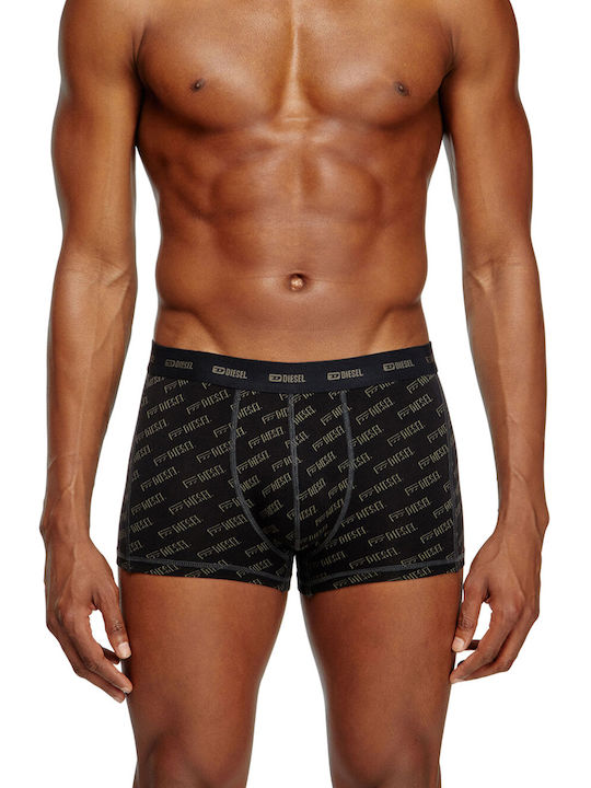 Damien Ανδρικά Μποξεράκια Μαύρο 3Pack