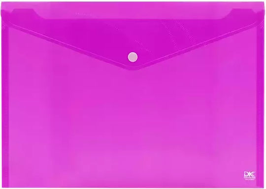 Data King File Folder Button A4 Transparent Intense Purple 1 Piece 754.105.ev 5205135042689