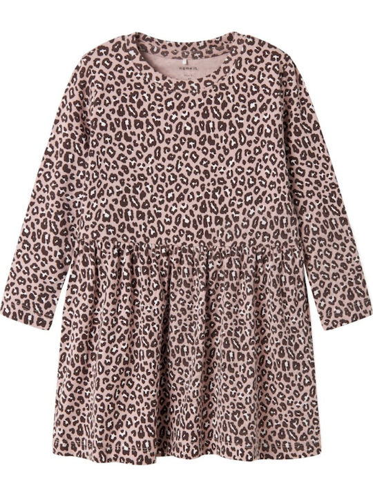 Children's Dress Long Sleeve Animal Print Lila