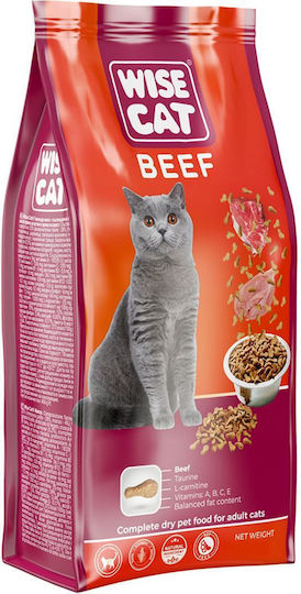 Wise Publications Cat Dry Food with Beef 10kg