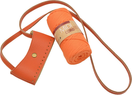 Orange Mobile Phone Bag Kit 200g Yarn Midi Orange-125