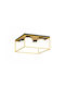 Domoletti Deckenleuchte Gold mit Fassung E14