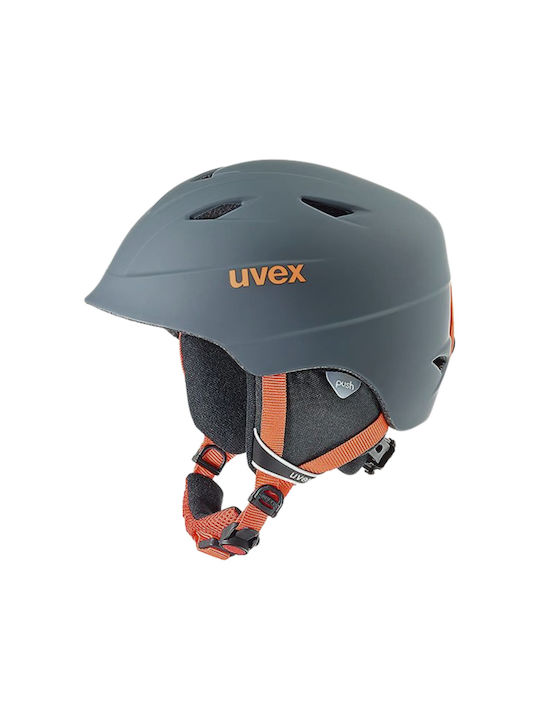 Uvex Ανδρικό Κράνος για Σκι & Snowboard σε Γκρι Χρώμα