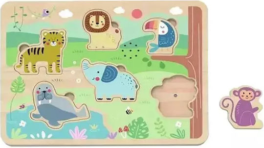 Παιδικό Puzzle Σφηνώματα 7pcs Tooky Toys