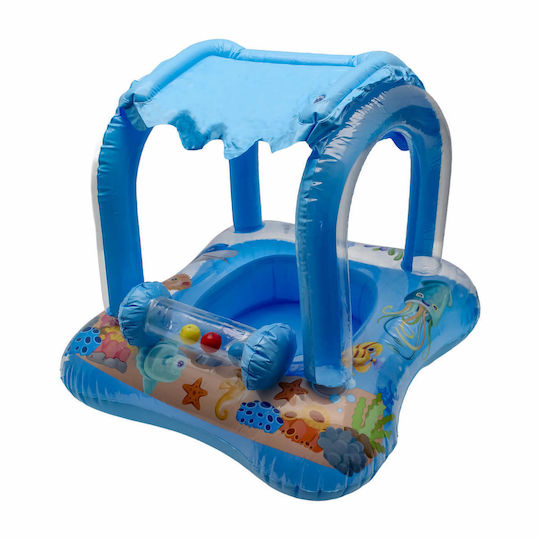 Kids Swim Trainers with Length 58cm and Light Blue Sunshade Baby