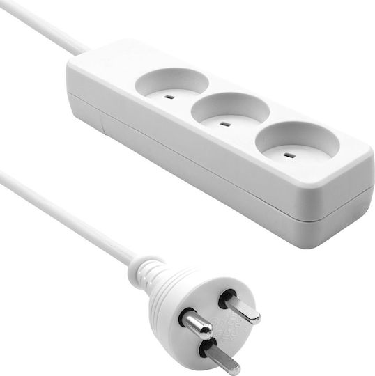 ProXtend Steckdosenleiste 3 Positionen mit Kabel 7m