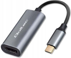 Qoltec 50331 USB-C Masculin în HDMI Feminin