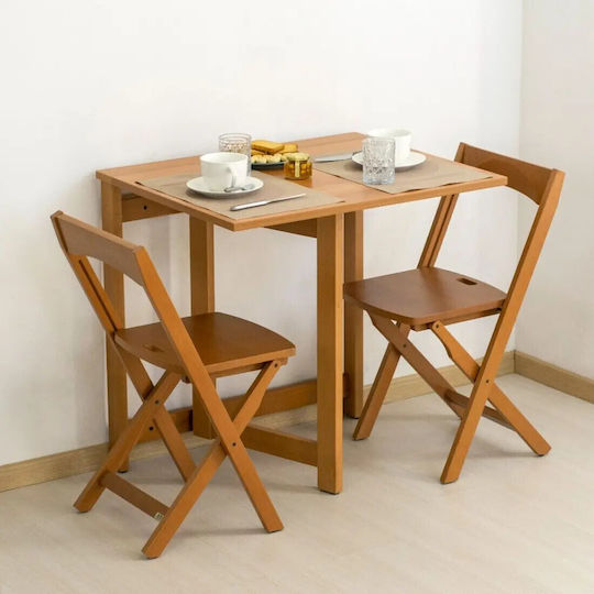 Κουζίνας Πτυσσόμενο Cherry Wood 79x64x78εκ. Κουζίνας Πτυσσόμενο Cherry Wood 79x64x78εκ.