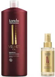 Londa Professional Velvet Oil Σετ Περιποίησης Μαλλιών για Λάμψη Londa Professional Velvet Oil Σετ Περιποίησης Μαλλιών για Λάμψη