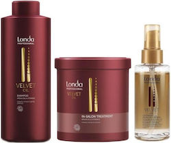 Londa Professional Londa Velvet Oil Σετ Θεραπείας Μαλλιών Londa Professional Londa Velvet Oil Σετ Θεραπείας Μαλλιών
