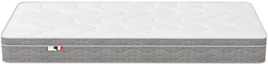 Como felt & wadding producers Ημίδιπλο Ορθοπεδικό Στρώμα 110x190x22cm με Ελατήρια