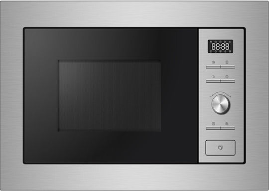 Davoline MWG 82821 IX Built-in Microwave Oven with Grill 28lt Inox