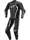 Costum Din Piele Pentru Motociclist Alpinestars Coveralls Missile V2 Negru Alb