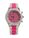 Cheeky Men's Watch 38mm Battery with Pink Rubber Strap