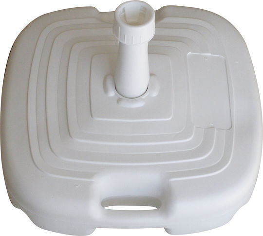 CN Continental Bază de Umbrelă Apă - Nisip Plastică 25lt Albă