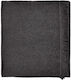 Celestino Beach Towel Cotton Black with Fringes