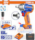 Wadfow WCD1B33E Brushless Μπουλονόκλειδο Μπαταρίας 20V 2x2Ah με Υποδοχή 1/2"