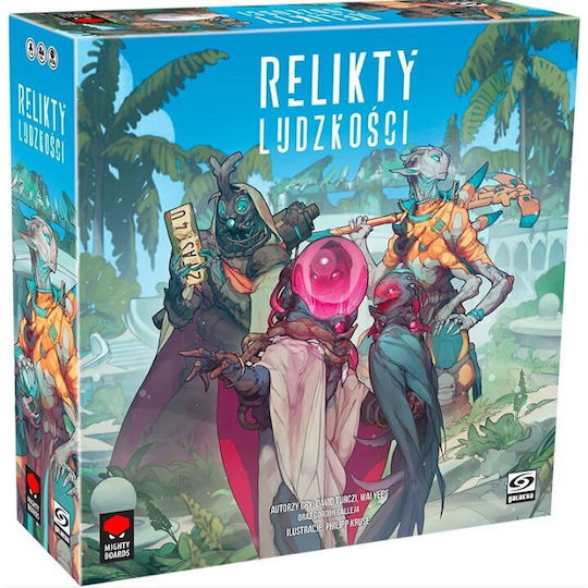 Board Game Relics of Humanity for 2-4 Players 12+ Years Old (PL) Galakta