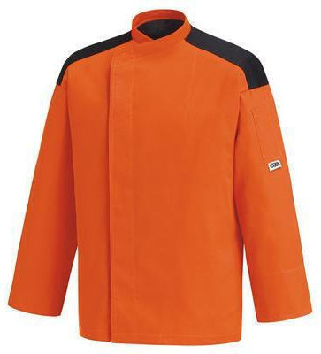 Egochef Coat Chef Orange with Long Sleeve