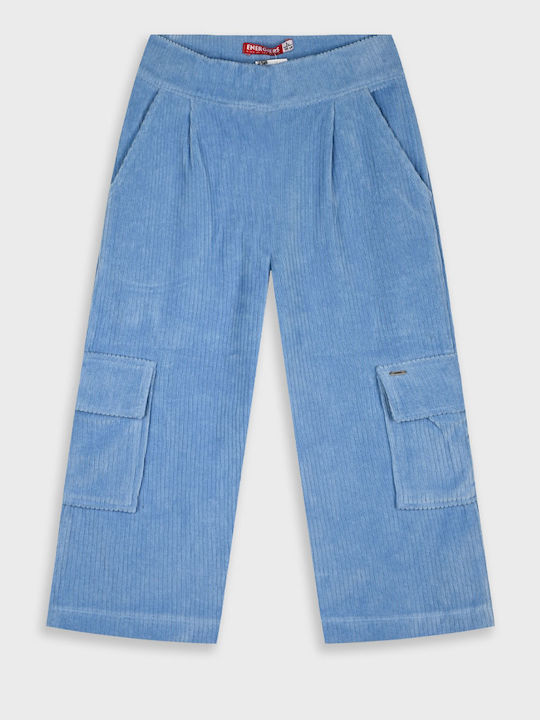Energiers Pantalon Larg Cargo din Catifea pentr...