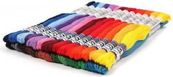 Mouline Bright Set 25 Pieces Thread 8m Length Each Multicolor Puppets Mouline Bright Set 25 Pieces Thread 8m Length Each Multicolor Puppets