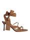 Leder Sandalen Braun