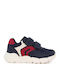 B Flexyper Παιδικά Sneakers Ανατομικά με Σκρατς Μπλε