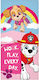 Paw Patrol Детска Кърпа За Баня Кърпа За Плаж 70x140см