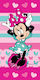 Disney Minnie Hearts Bath Towel Beach Towel 70x...