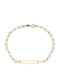 Daskalakis Kinderarmband ID aus Gold 14K