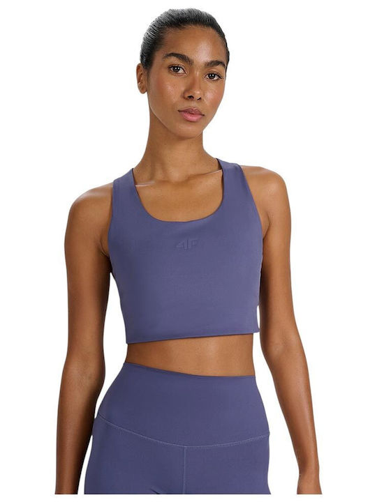 4F Women's Sports Bra without Padding Purple
