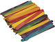 Σετ 72τεμ Ξυλινα Sticks Χρωματιστα 11x1,1cm Fsc 100%