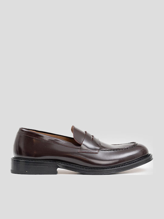 Juan Lacarcel Calce Men's Leather Loafers Brown