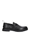 Lenner Δερμάτινα Ανδρικά Loafers σε Μαύρο Χρώμα