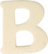 Wooden Latin Letters 4 Cm B