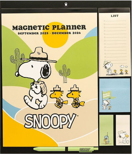 Grupo Erik Monthly Wall Diary 2025/26 30x34cm