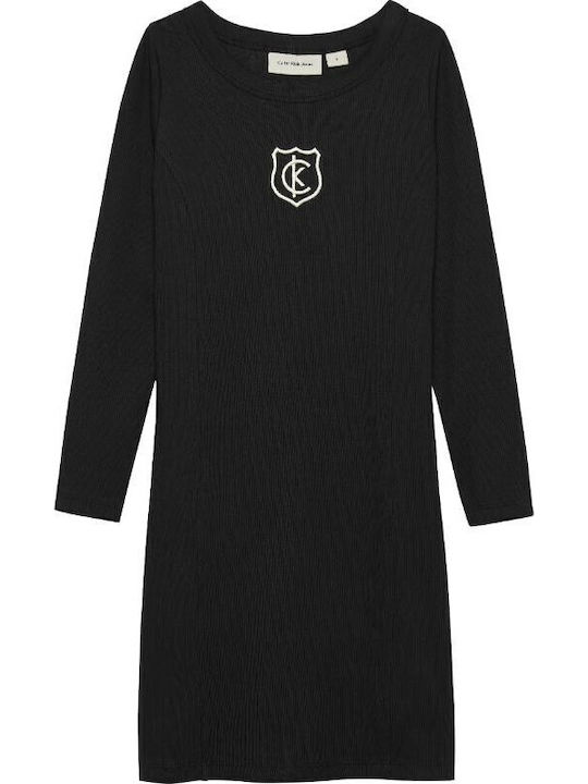 Children's Dress Long Sleeve Black